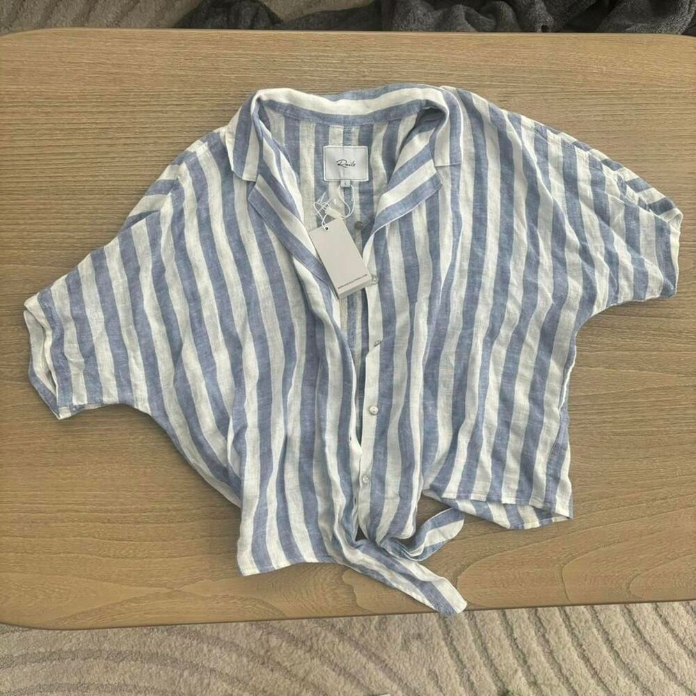 New With Tags Rails Stripped Blouse Retails $148